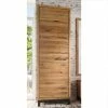 1-türiger Garderobenschrank Aus Wildeiche & Stahl - Exdraga -wohnen.de-Shop 1 tueriger garderobenschrank aus wildeiche stahl natural industrial style exdraga 01