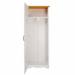1-türiger Garderobenschrank Mit Stange - Ribeiro -wohnen.de-Shop 1 tueriger garderobenschrank mit stange boden 69x188x37 cm ribeiro 02