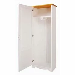 1-türiger Garderobenschrank Mit Stange - Ribeiro -wohnen.de-Shop 1 tueriger garderobenschrank mit stange boden 69x188x37 cm ribeiro 03
