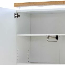 2-türiger Dielenschrank Mit Spiegel - Nusenia -wohnen.de-Shop 2 tueriger dielenschrank mit spiegel in weiss wildeiche nusenia 05