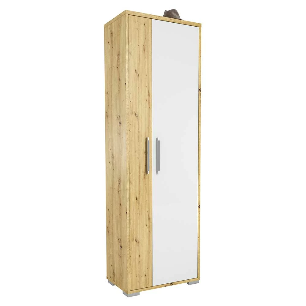 2-türiger Garderobenschrank 61x193x39 Cm - Naidatia 2 2-türiger Garderobenschrank 61x193x39 Cm - Naidatia