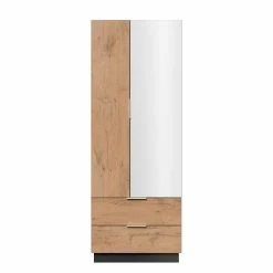 2-türiger Schuhschrank In Zwei Größen Mit Spiegel - Roco -wohnen.de-Shop 2 tueriger schuhschrank in zwei groessen mit spiegel zwei schubladen roco 03