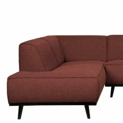 274x77x210 Boucle Polsterecke In Rotbraun - Rosparinus -wohnen.de-Shop 274x77x210 boucle polsterecke in rotbraun mit federkern rosparinus 03