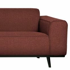 274x77x210 Boucle Polsterecke In Rotbraun - Rosparinus -wohnen.de-Shop 274x77x210 boucle polsterecke in rotbraun mit federkern rosparinus 04