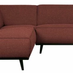 274x77x210 Boucle Polsterecke In Rotbraun - Rosparinus -wohnen.de-Shop 274x77x210 boucle polsterecke in rotbraun mit federkern rosparinus 05