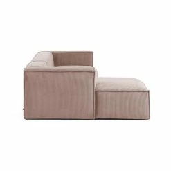 3 Sitzer Cord Ecksofa In Rosa - Zandras -wohnen.de-Shop 3 sitzer cord ecksofa in rosa mit schaumstoff polsterung zandras 04