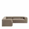 320x290 Eckcouch Mit Armlehnen Aus Chenille In Beige - Jenaro