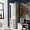 38 Cm Tiefer Garderoben-Schrank Mit Spiegel - Volaf -wohnen.de-Shop 38 cm tiefer garderoben schrank mit spiegel in weiss eichefarben volaf 01