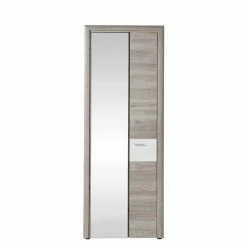 38 Cm Tiefer Garderoben-Schrank Mit Spiegel - Volaf -wohnen.de-Shop 38 cm tiefer garderoben schrank mit spiegel in weiss eichefarben volaf 02