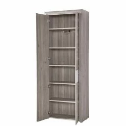 38 Cm Tiefer Garderoben-Schrank Mit Spiegel - Volaf -wohnen.de-Shop 38 cm tiefer garderoben schrank mit spiegel in weiss eichefarben volaf 03