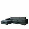 3er Ecksofa Mit Schlaffunktion - Johns -wohnen.de-Shop 3er ecksofa mit schlaffunktion und bettkasten in anthrazit stoff johns 01