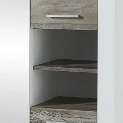 4-türiger Dielenschrank Mit 2 Fächern - Assenda -wohnen.de-Shop 4 tueriger dielenschrank mit 2 faechern spiegel 112x198x39 cm assenda 05