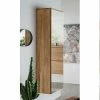 40x165x35 Dielenschrank Für Die Wandmontage - Sotunes -wohnen.de-Shop 40x165x35 dielenschrank fuer die wandmontage mit spiegeltuer aus asteiche sotunes 01