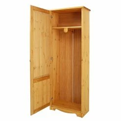 69x188x37 Flurschrank In Kiefer Natur - Vanpos -wohnen.de-Shop 69x188x37 flurschrank in kiefer natur 1 tuerig vanpos 03