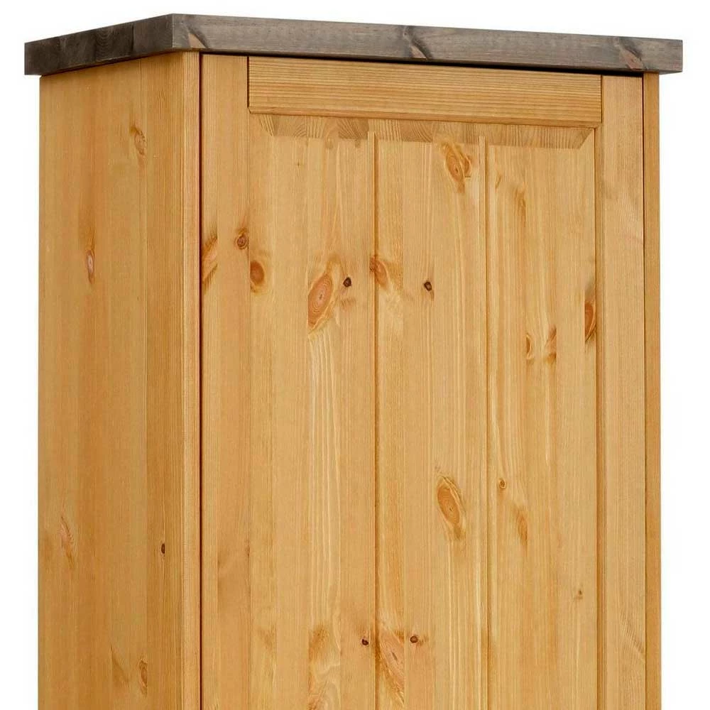 69x190x37 1-türiger Garderobenschrank Massiv - Ostanzia 7 69x190x37 1-türiger Garderobenschrank Massiv - Ostanzia – Bild 5