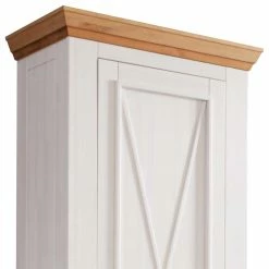 79x214x42 Garderobenschrank Im Landhausstil - Elvelina 11 79x214x42 Garderobenschrank Im Landhausstil - Elvelina -wohnen.de-Shop 79x214x42 garderobenschrank im landhausstil in weiss eiche aus kiefer elvelina 03