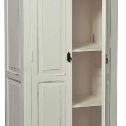 80x180x45 Flurschrank In Weiß Mit Antik Finish - Wittgenstein 13 80x180x45 Flurschrank In Weiß Mit Antik Finish - Wittgenstein -wohnen.de-Shop 80x180x45 flurschrank in weiss mit antik finish klassisches design wittgenstein 05