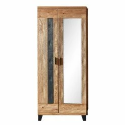 85x201x38 Design Garderobenschrank Mit Spiegel - Elprisca