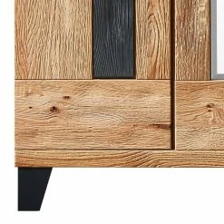 85x201x38 Design Garderobenschrank Mit Spiegel - Elprisca -wohnen.de-Shop 85x201x38 design garderobenschrank mit spiegel aus wildeiche natur grau elprisca 05