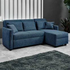 Blaue Funktionsecke Mit Bettkasten - Buleta