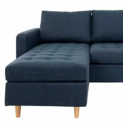 Blaue Stoff Eckcouch - Schenkel Links Oder Rechts - Elbow -wohnen.de-Shop blaue stoff eckcouch schenkel links oder rechts mit holzbeinen in natur elbow 04
