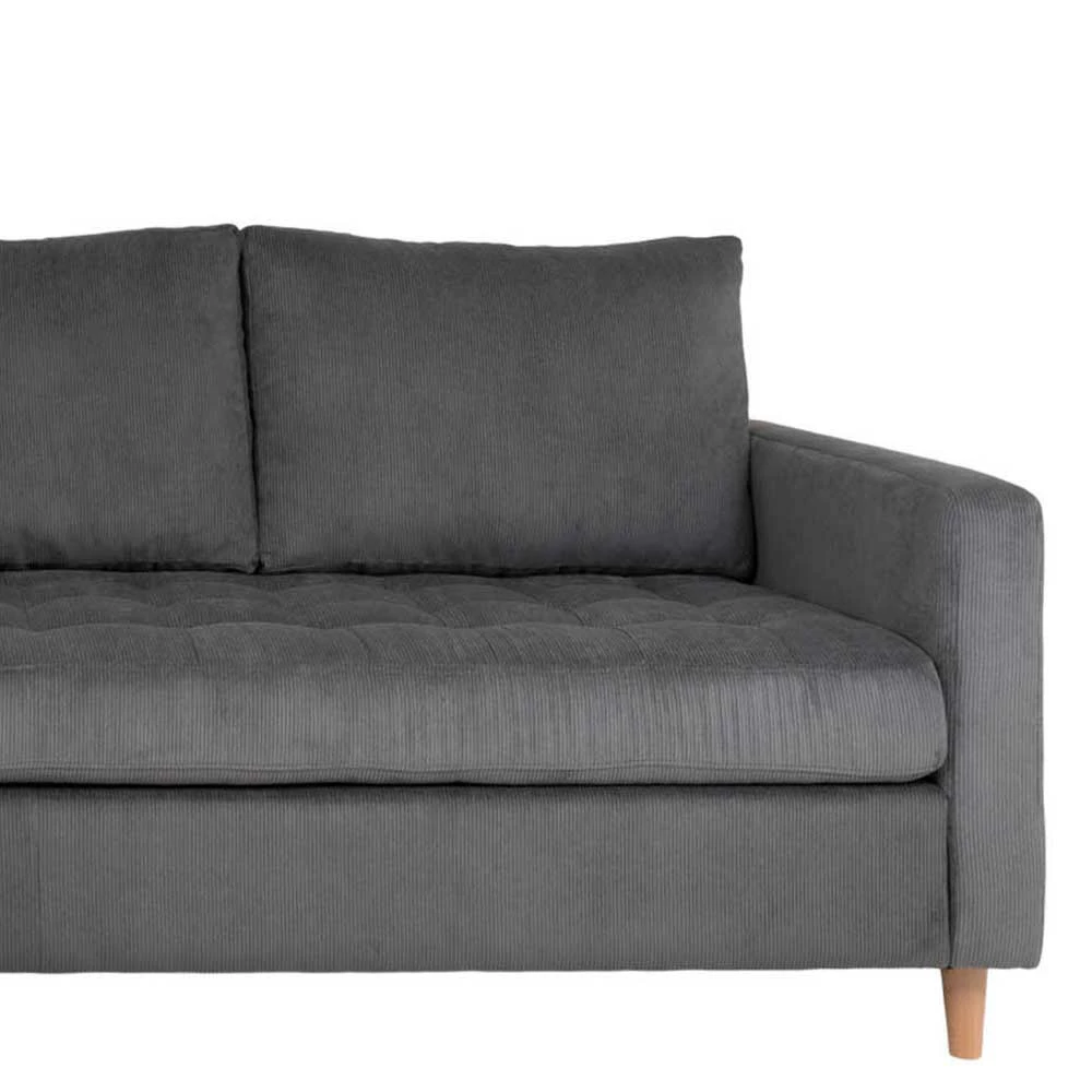 Cordstoff Ecksofa In Grau - Monchy 8 Cordstoff Ecksofa In Grau - Monchy – Bild 6