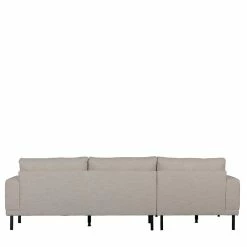 Couchecke In Beigegrau Stoff - Tenno -wohnen.de-Shop couchecke in beigegrau stoff und schwarz metallfuesse tenno 03