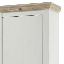 Country Style Garderobenschrank 1-türig - Nedita -wohnen.de-Shop country style garderobenschrank 1 tuerig in weiss dekor holz nedita 05