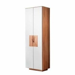 wohnen.de-Shop -wohnen.de-Shop design flurschrank mit glasfront weiss kernbuche teilmassiv mandrey f