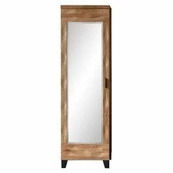 Dielen Garderobenschrank Mit Spiegel - Elprisca