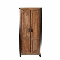 Dielenkleiderschrank Mendoza Aus Akazie Massivholz
