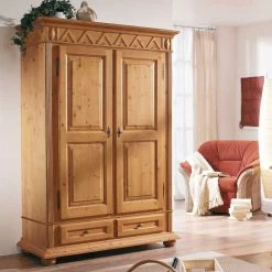 Dielenkleiderschrank Terezza Aus Fichte Massiv