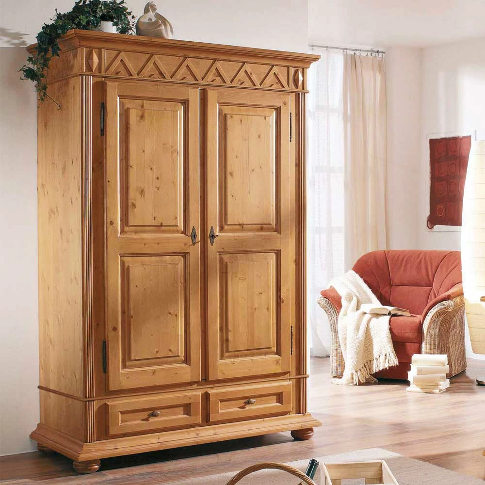 Dielenkleiderschrank Terezza Aus Fichte Massiv 3 Dielenkleiderschrank Terezza Aus Fichte Massiv