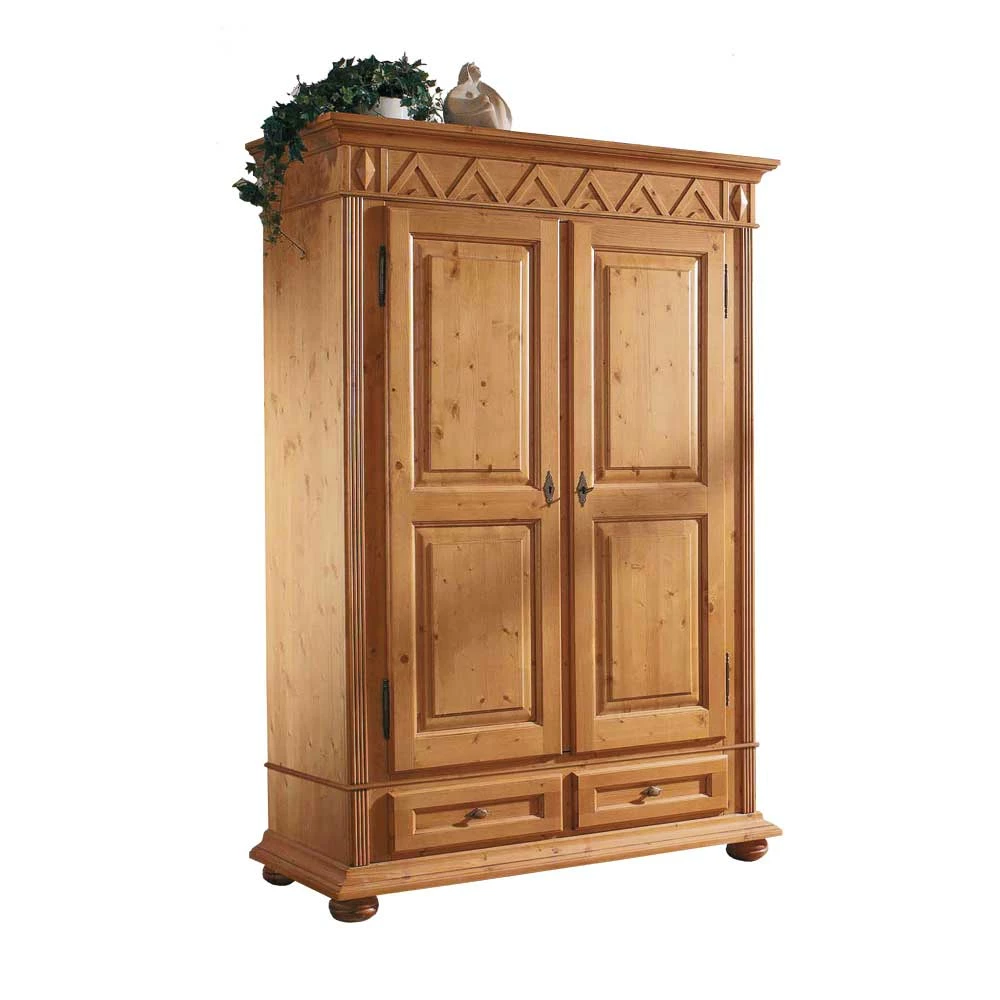 Dielenkleiderschrank Terezza Aus Fichte Massiv 4 Dielenkleiderschrank Terezza Aus Fichte Massiv – Bild 2