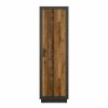 Dielenkleiderschrank In Holz Antik - Tamba -wohnen.de-Shop dielenkleiderschrank in holz antik und anthrazit 60x200x36 tamba 01