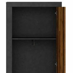 Dielenkleiderschrank In Holz Antik - Tamba -wohnen.de-Shop dielenkleiderschrank in holz antik und anthrazit 60x200x36 tamba 04