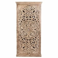 Dielenschrank In White Wash Mangoholz - Runiasa -wohnen.de-Shop dielenschrank in white wash mangoholz mit zwei tueren runiasa 02