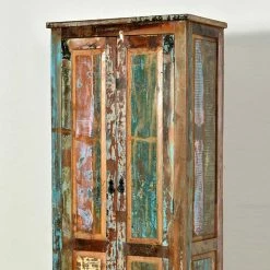 Dielenschrank Jamaica Im Shabby Chic Design -wohnen.de-Shop dielenschrank shabby chic design bunt jamaica 02