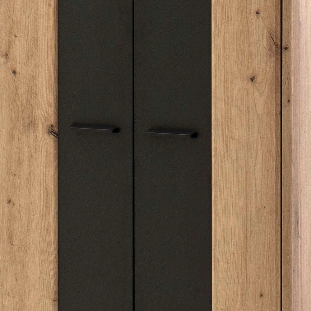 Doppeltür Garderobenschrank Modern - Larinca 6 Doppeltür Garderobenschrank Modern - Larinca – Bild 5