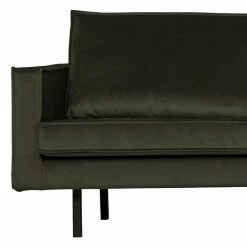 Eckcouch In Dunkelgrün Velvet - Mapel -wohnen.de-Shop eckcouch in dunkelgruen velvet und schwarz metallfuesse mapel 03