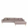 Ecksofa In Beigegrau Stoff - Oyal -wohnen.de-Shop ecksofa in beigegrau stoff mit holzbeinen skandi chic oyal 01
