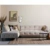 Ecksofa In Creme Samt - Montreneva -wohnen.de-Shop ecksofa in creme samt mit vier sitzplaetzen 267x77x205 montreneva 01