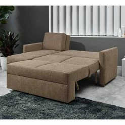 Ecksofa Mit Schlaffunktion In Taupe - Movito -wohnen.de-Shop ecksofa mit schlaffunktion in taupe drei sitzplaetze bettkasten movito 04