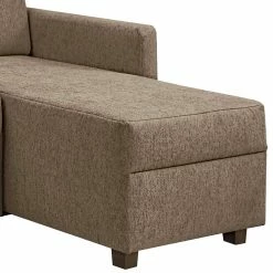 Ecksofa Mit Schlaffunktion In Taupe - Movito -wohnen.de-Shop ecksofa mit schlaffunktion in taupe drei sitzplaetze bettkasten movito 05