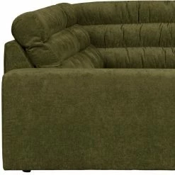 Ecksofa Rundecke In Oliv Grün - Nikaragva -wohnen.de-Shop ecksofa rundecke in oliv gruen aus strukturstoff fuer vier personen nikaragva 03