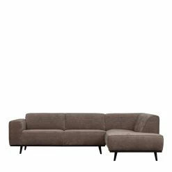 Federkern Polsterecke In Taupe Strukturstoff - Wishes -wohnen.de-Shop federkern polsterecke in taupe strukturstoff fuer vier personen wishes 02