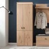 Flur Garderobenschrank Mit LED Licht - Arkadiuz -wohnen.de-Shop flur garderobenschrank mit led licht in eiche bianco arkadiuz 01