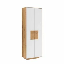 Flur Kleiderschrank Mit Weißem Glas - Mandrey