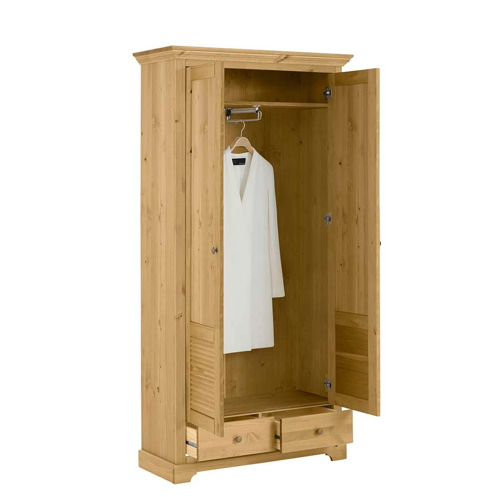 Flurschrank Im Landhausstil Mit 2 Türen & 2 Schubladen - Zavieca 6 Flurschrank Im Landhausstil Mit 2 Türen & 2 Schubladen - Zavieca – Bild 4