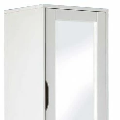 Funktioneller Schrank Mit Hocker Ausziehbar - Brianna -wohnen.de-Shop funktioneller schrank mit hocker ausziehbar spiegeltuer 4 schubladen brianna 05